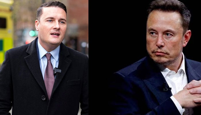 Health Secretary Wes Streeting (left) and Tesla CEO Elon Musk. — Reuters/File