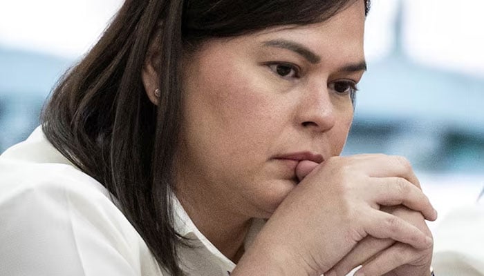 Philippine Vice-President Sara Duterte attends a legislative inquiry into her offices use of public funds at the House of Representatives, in Quezon City, Philippines, November 25, 2024. — Reuters