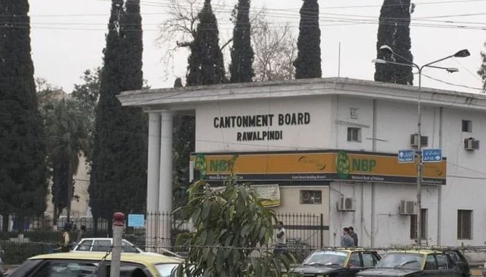 Rawalpindi Cantonment Board (RCB) building is seen in this undated picture. — APP/File