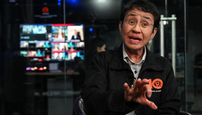 Philippine Nobel laureate Maria Ressa. —AFP/File