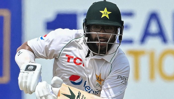 Pakistan Test cricketer Imam ul Haq during first Test against Sri Lanka in Galle on July 20, 2023. — AFP