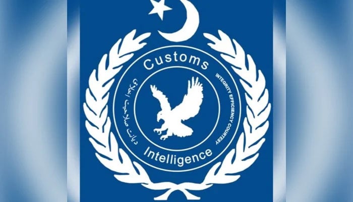 The Custom Intelligence Lahore logo can be seen. — Facebook/Customs Intelligence Lahore/File