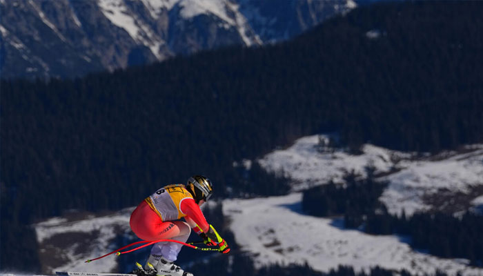 Switzerlands Lara Gut-Behrami amid training. — AFP/File