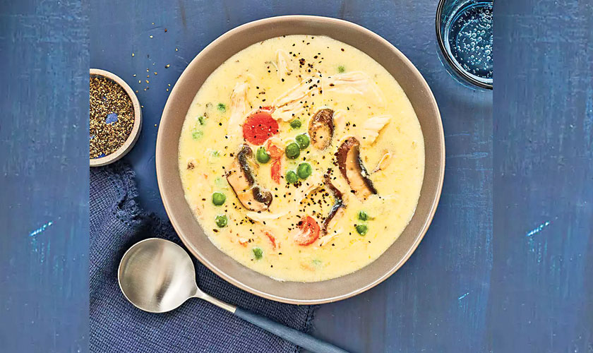 Creamy Chicken and Mushroom Soup