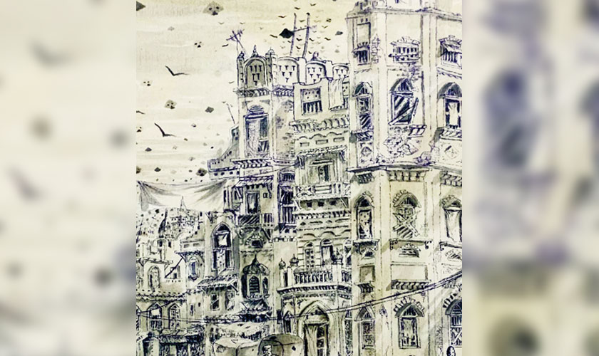 Old Bazar Chhowk, Karachi by Ghazanfar Iqbal