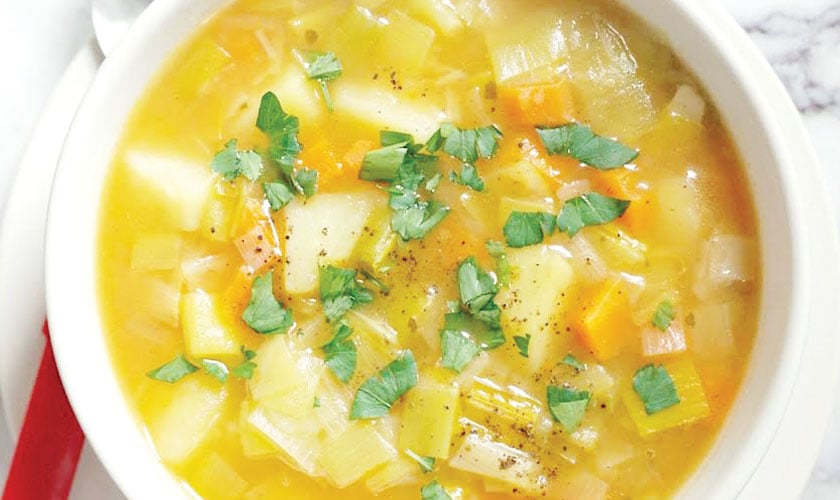 Winter vibes Potato and leek soup