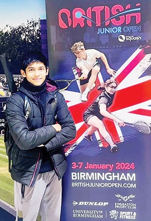 Huzaifa Shahid – squash’s new wonder boy