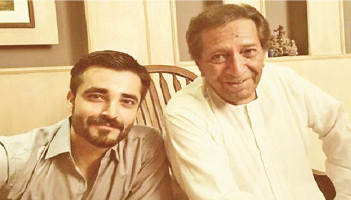 Talat Hussain with Hamza Ali Abbasi