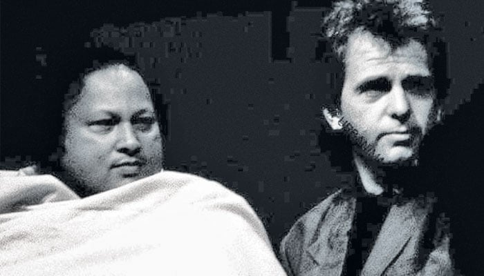 Ustad Nusrat Fateh Ali Khan and Peter Gabriel