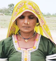 Lal Khatoon, a resident of JaraBheel village