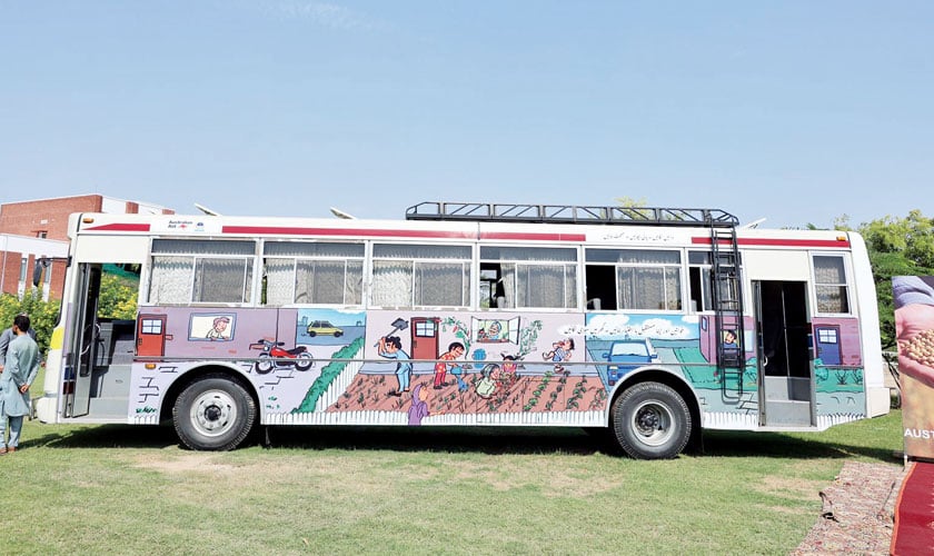 Bus art to create awareness