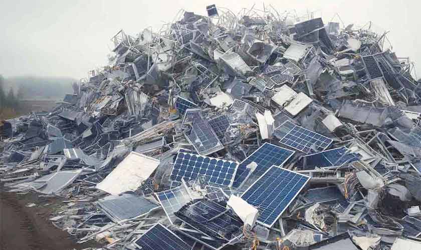 A plan for solar panel waste