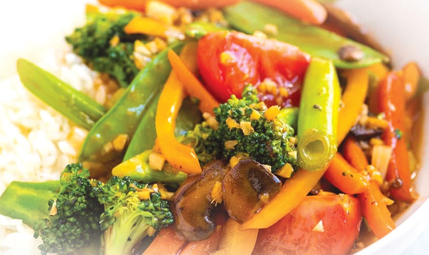 Get super healthy with crunchy stir fry!