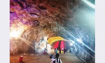 Inside Khewra’s  salt mines