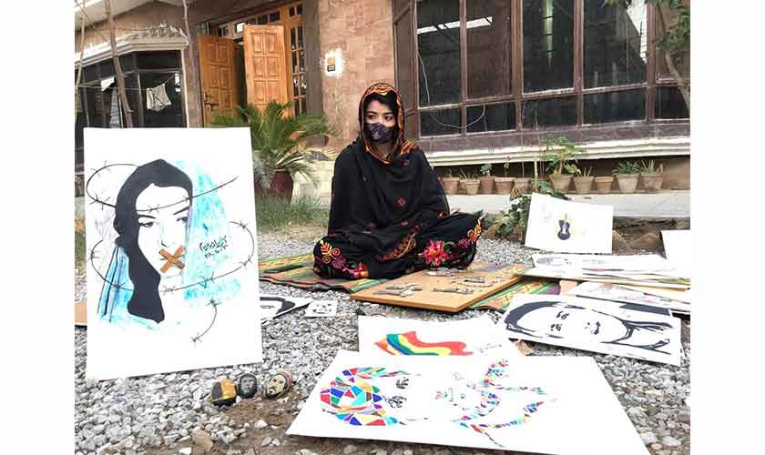 Aryana Didam – a peppy artist from Zhob