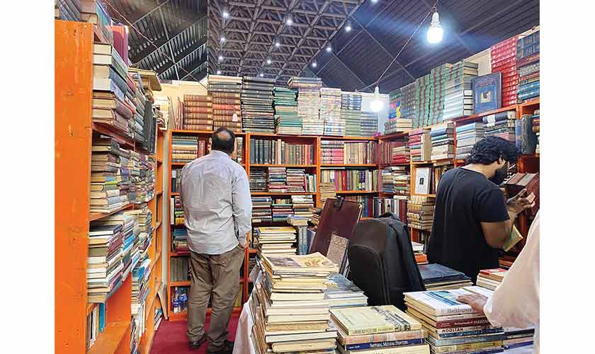 No book stall by any publishing house was without the visitors.