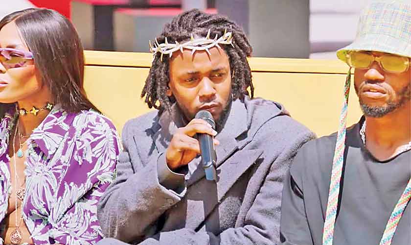 Kendrick Lamar pays tribute to Virgil Abloh at Louis Vuitton Paris