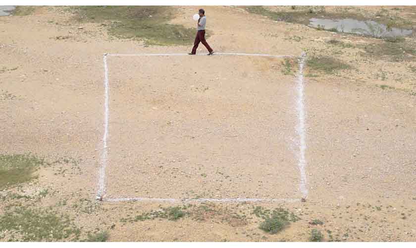 Ali Shariq Jamali’s The Man, the Balloon, and the Walk in the Perimeters of Square. — Photos: Supplied