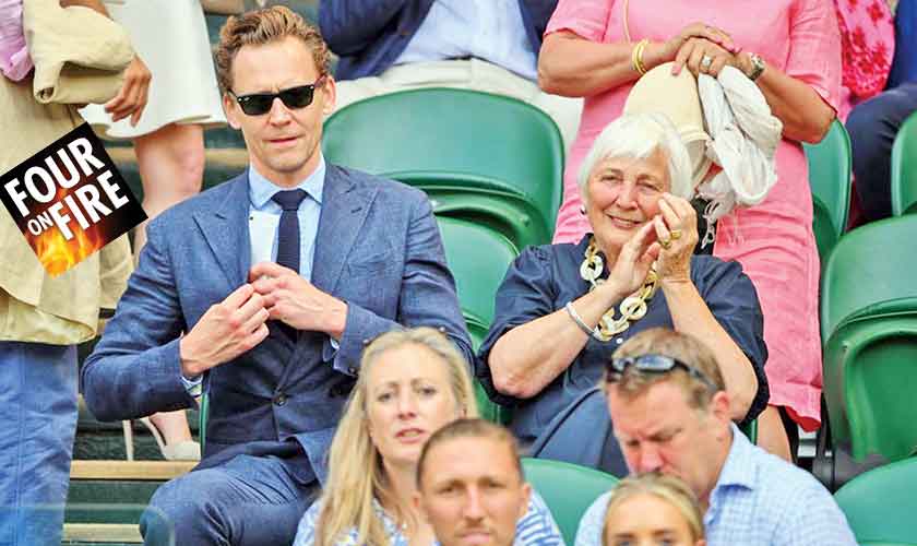 Several stars come out for Wimbledon