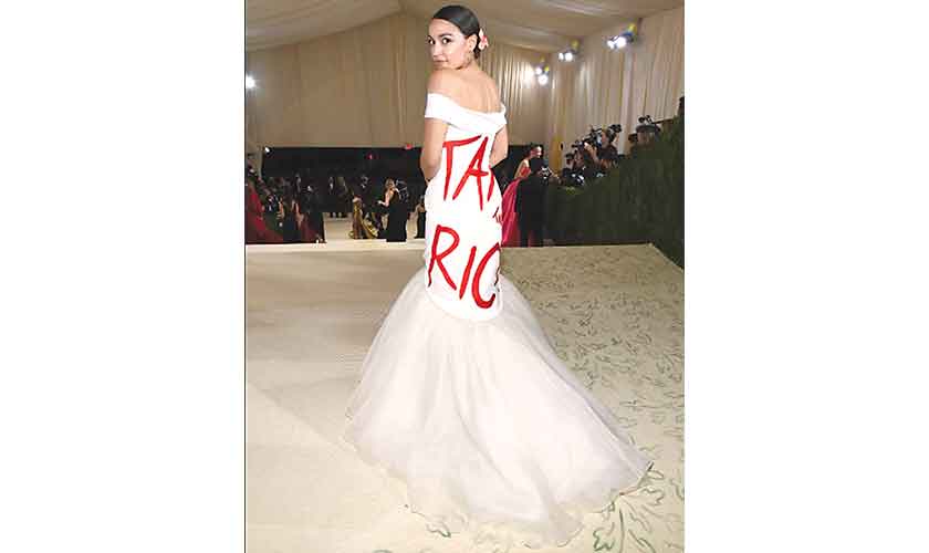 If fashion is your medium, then take a leaf out of Alexandria Ocasio-Cortez’s book. Her dress at the 2021 Met Gala read, Tax The Rich, and collected quite the commentary on the irony of wearing that slogan to that event. However it did get her views across, it made her statement for her, and possibly, even as a knee jerk reaction, started the debate she was seeking.