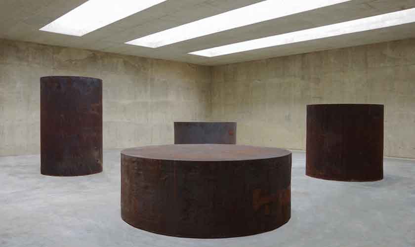 ‘Four Rounds: Equal Weight, Unequal Measure, 2017’ by Richard Serra. — Photo courtesy: Glenstone Museum