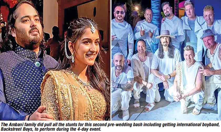 Another loud Ambani pre-wedding bash