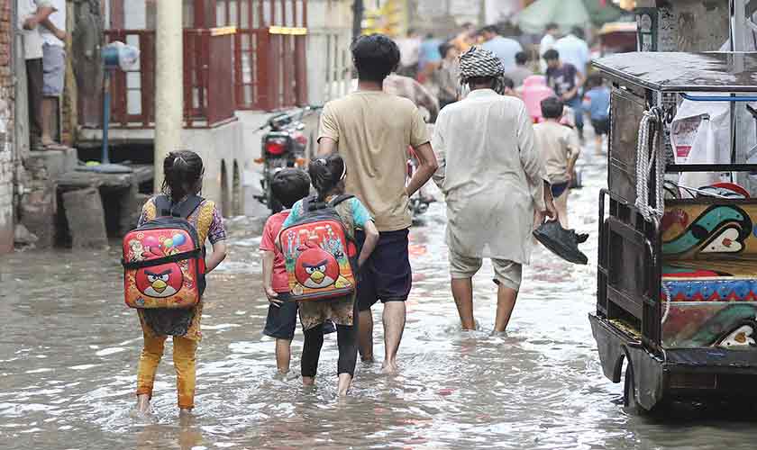 The infrastructure is several decades old and often becomes overwhelmed during heavy rains, leading to flooding. — Photo by Rahat Dar