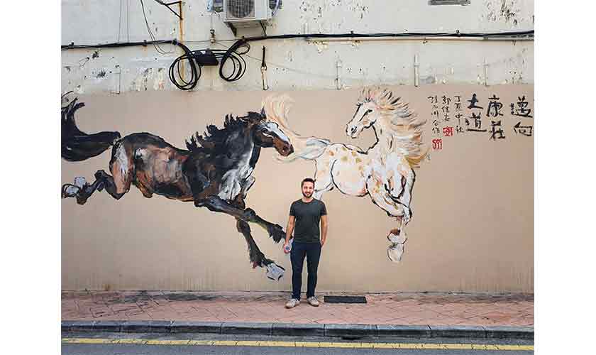 Street Art in Malacca, Malaysia