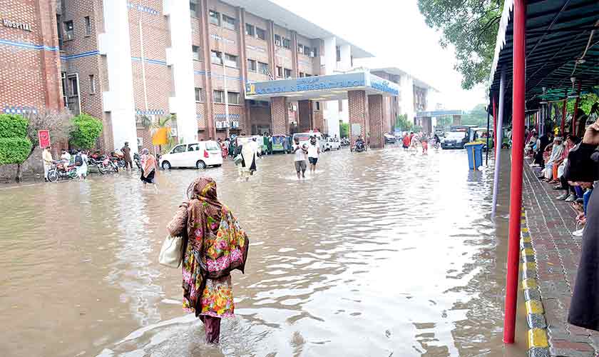 The damage is done to the families in need of emergency treatment. — Photo by Rahat Dar