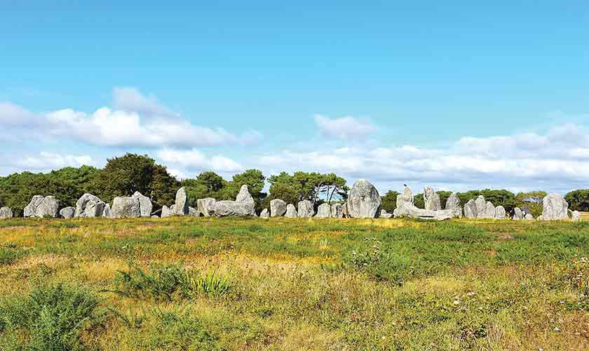 The Kermario alignments at Carnac.