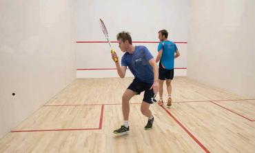 Playing squash for settling abroad