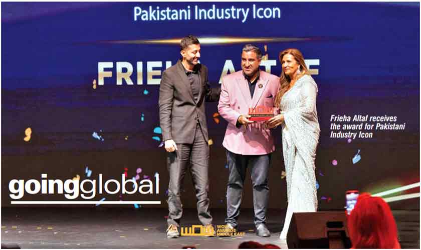 Frieha Altaf and Faraz Manan awarded at Asia’s largest business recognition platform in Dubai