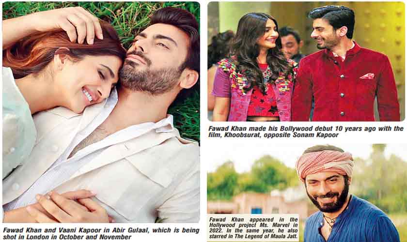 Ticket to Bollywood: Fawad Khan and Vaani Kapoor’s film to be called Abir Gulaal