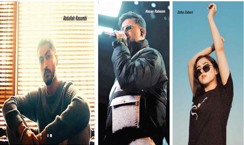 Putting out songs and records: Abdullah Kasumbi, Hasan Raheem, and Zoha Zuberi