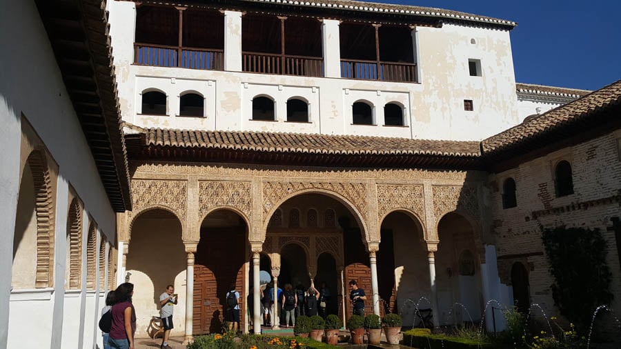 Alhambra -- Courtyards.