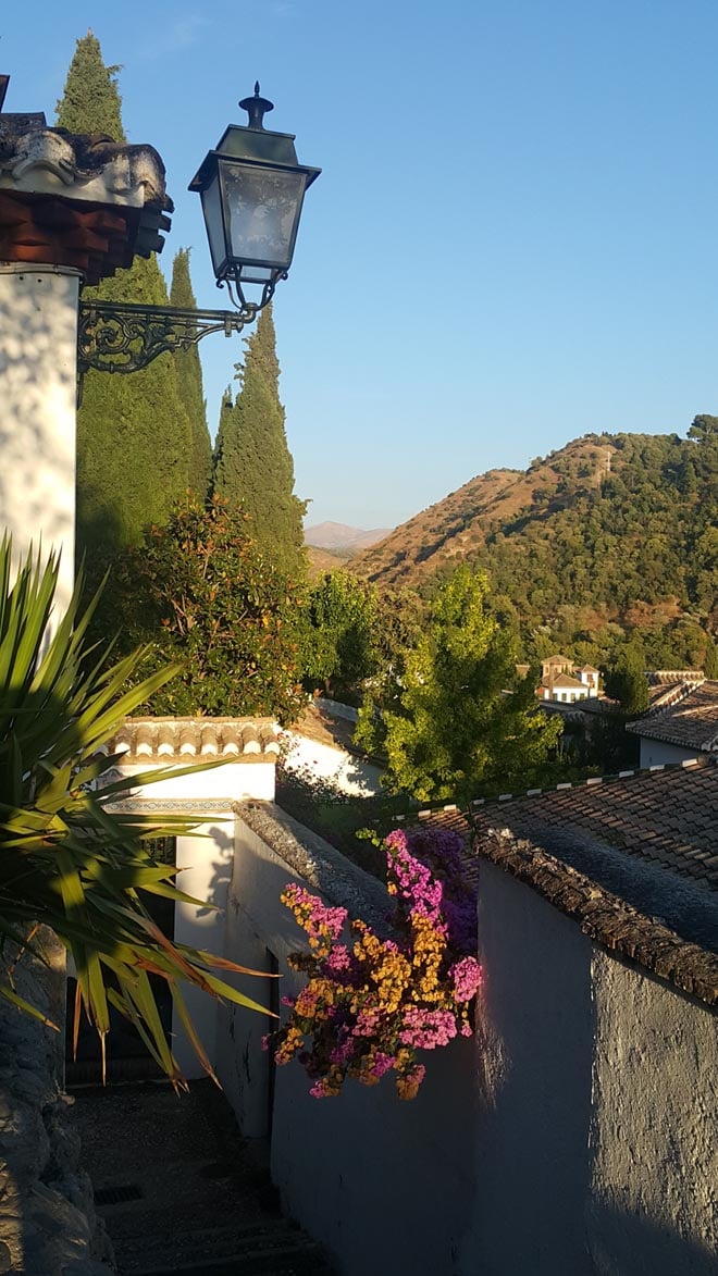 Lush Granada -- The view from Albaicion.