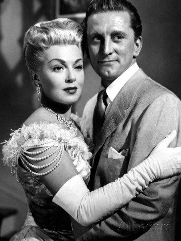 Kirk Douglas and Lana Turner in 'The Bad and the Beautiful',