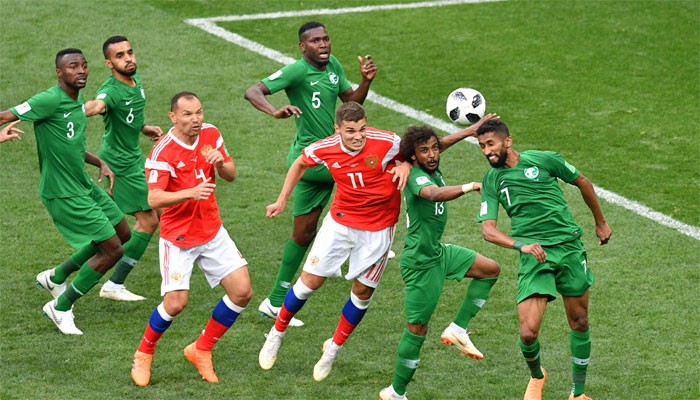 Fifa 2018 Host Russia Thrash Saudi Arabia 5 0 In World Cup Opener