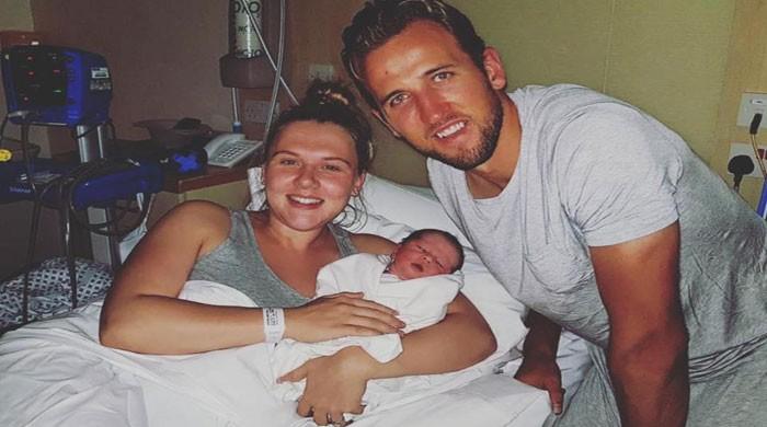 Spurs star Kane celebrates arrival of second child