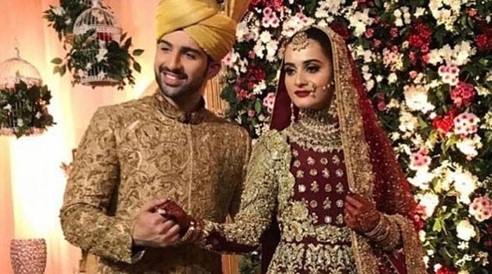 Aiman Khan's latest royal bridal shoot - BOL News