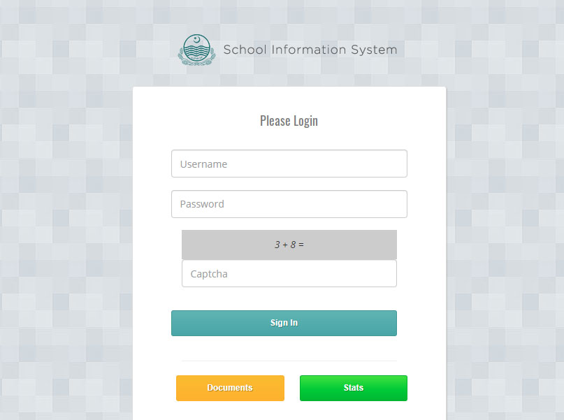 SIS Punjab Login Student Registration Teacher Verification And School 