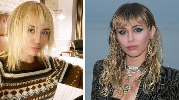 Miley Cyrus unveils dramatic new platinum hair: See photo