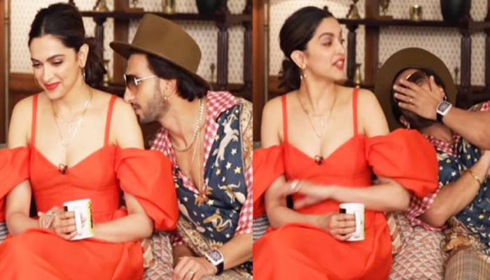 Deepika Padukone Ranveer Singh Caught Kissing In A Candid Moment Picture Goes Viral