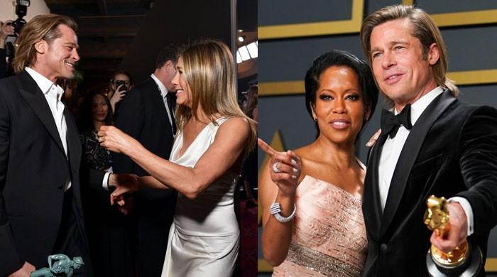 Brad Pitt & Regina King's Oscars Kiss Has Fans Wanting More