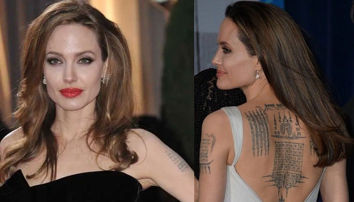 Angelina Jolie reveals she got a tattoo for someone special
