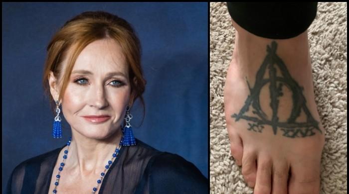 Author JK Rowling reveals she has a Latin alchemy tattoo etched on her  wrist  Daily Mail Online