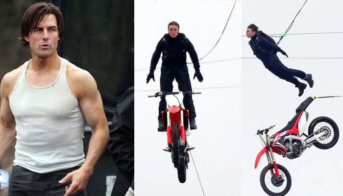 tom cruise motorcycle stunt how many times