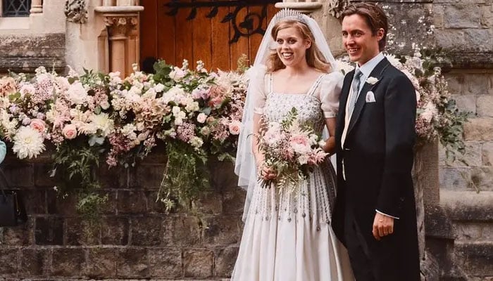 Princess Beatrice touches on wearing the Queen s gown for her wedding