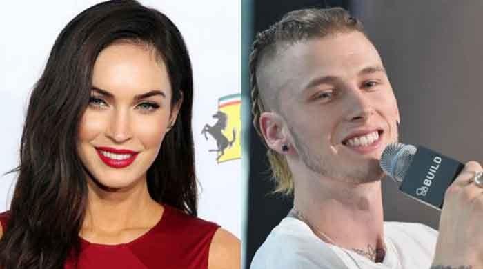 Megan Fox attends Machine Gun Kelly's concert in New York