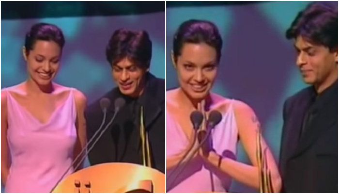 Look back at Angelina Jolie's Bollywood moment with Shah Rukh Khan